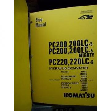 Komatsu PC200/220 Hydraulic Excavator Shop Manual
