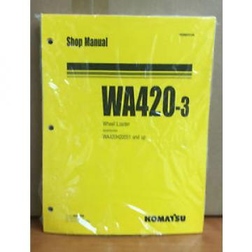 Komatsu WA420-3 Wheel Loader Shop Service Repair Manual (WA420H20051 &amp; up)