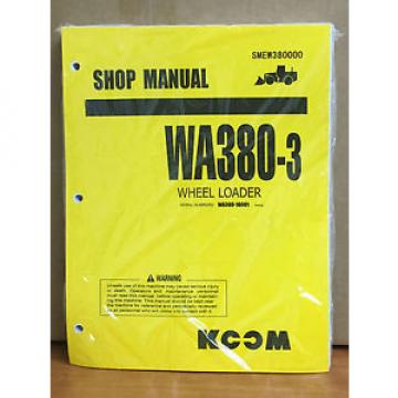 Komatsu WA380-3 Wheel Loader Shop Service Repair Manual (10001 &amp; up)