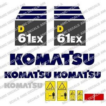 KOMATSU D61EX AUFKLEBER STICKER SET