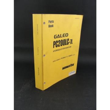 Komatsu Galeo PC200LC-7L excavator parts book manual BEPB009700