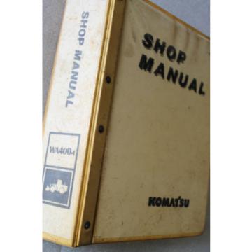 Komatsu WA400-1 Wheel Loader Service Repair Shop Manual 10001 &amp; Up OEM DEALER