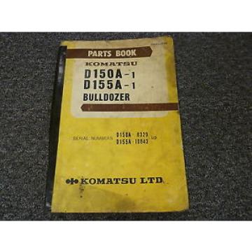 Komatsu D150A-1 D155A-1 Bulldozer Dozer Parts Catalog Manual