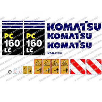 KOMATSU PC160LC -7 DIGGER DECAL STICKER SET