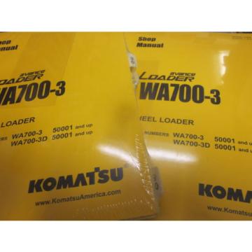 Komatsu WA700-3 Wheel Loader Repair Shop Manual Vol I &amp; II