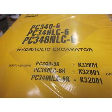 Komatsu PC340-6 PC340LC-6 PC340NLC-6 Excavator Repair Shop Manual
