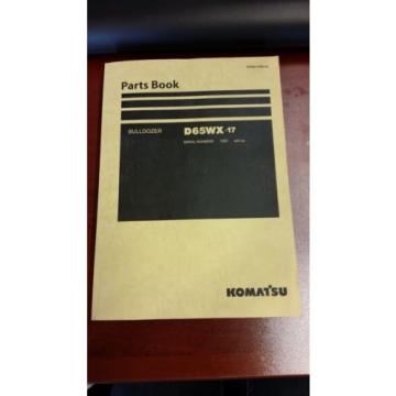Komatsu D65WX-17 Parts Book