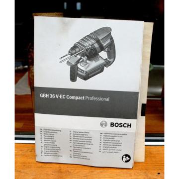 ❤ Bosch® GBH 36 V-EC Compact Professional 36V Brushless Hammer Drill SDS+ 2Batts