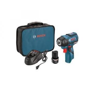 Bosch PS82-02 12V Max EC Brushless 3/8 In. Cordless Impact Wrench Kit NEW Tool