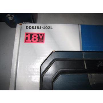 BOSCH DDS181-102L 18V LI-ION 1/2&#034; COMPACT TOUGH DRILL/DRIVER KIT