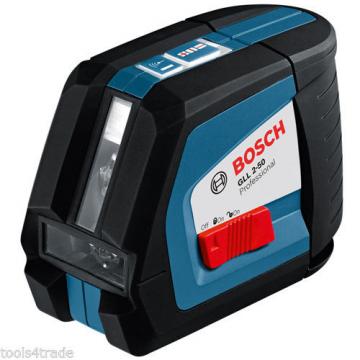 Bosch GLL 2-50 Cross Line Laser + BM1 Wall Mount+Ceiling Clamp+ LBoxx 0601063108