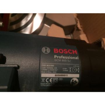 Bosch GCM800SJ Sliding Mitre Saw 8&#034;/216mm - Single Bevel 110V 0601B19060