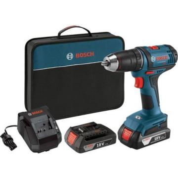 Cordless 18-Volt Lithium-Ion 1/2 In. Compact Drill/Driver Kit Drilling Tool New