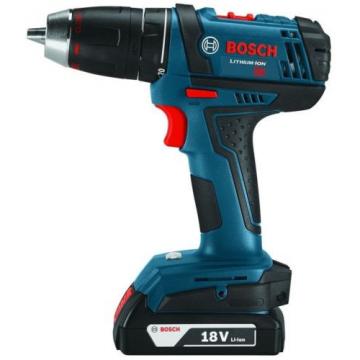 Drill Driver Kit 18 Volt Lithium-Ion Cordless Electric 1/2 in. Compact Bosch