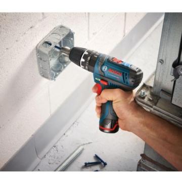 Bosch 12 Volt Lithium-Ion Cordless Electric Variable Speed Hammer Drill/Driver
