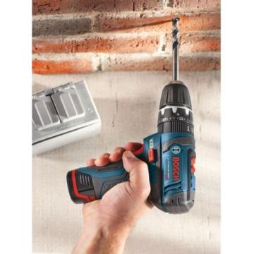 Bosch Lithium-Ion 3/8in Hammer Drill Screw Driver Cordless Power Tool 12-Volt