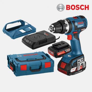 Bosch GSB18V-EC W Wireless Cordless 18V li-ion Brushless Combi Drill Full Set
