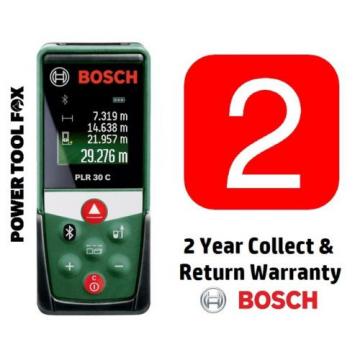 2 x Bosch PLR 30 C LASER MEASURERS 0603672100 3165140791830 .