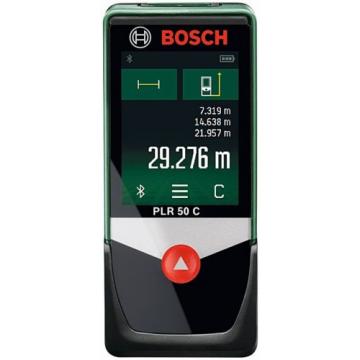 Bosch Range Finder PLR50-C Touch Screen Laser Measuring App Distance Area Volume