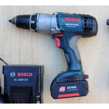Bosch GSB 18 VE-2LI Combi Drill/Driver &amp; Bosch GDR 18V-LI Impact Driver Set 18V