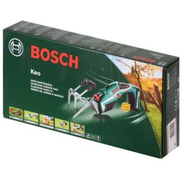 Bosch Sierra sin cuerda de jardín Keo+Hoja 10,8 V,Máx. ø 80 mm Capacidad corte