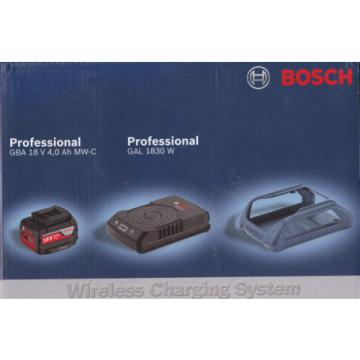 Bosch Set WIRELESS batteria 18V 4 Ah + CARICABATTERIE WIRELESS GAL 1830 W boch