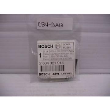 Bosch Carbon Brush Set Part Number: 2604321914  2 Sets (CB4-DA13-2)