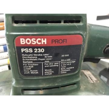 BOSCH ELECTRIC ORBITAL SANDER PSS230