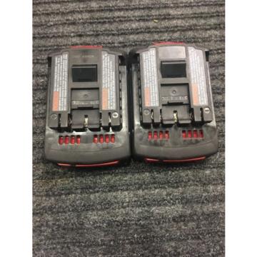 X2 Bosch 18v BAT612 Batteries 45922-2