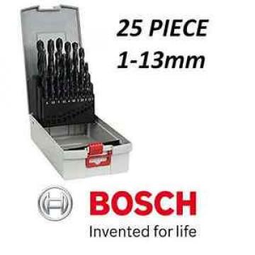 BOSCH Metal Drill Set Pro Box HSS-R 118° 1.0 - 13.0 mm 25 Pieces 2608587016