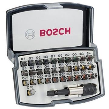 Bosch Screwdriver Bit Power Tool Set Of 32 with Quick Change Universal Holder