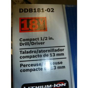 Bosch DDB181-02 18V Lithium Ion Drill