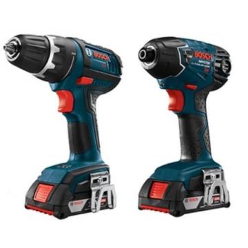 New Bosch,4-Tool,18 Volt, Lithium Ion,Cordless Combo Kit,Soft Case,Drill, Driver
