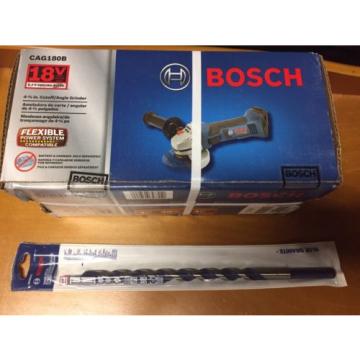 Bosch 18V Li-Ion Cordless 4 1/2&#034; Angle Grinder (Bare Tool) CAG180B w/BONUS