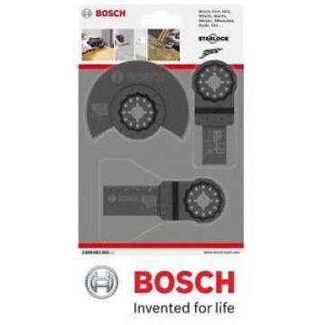 Bosch 2608662343 Wood &amp; Metal Starlock Blade Set for Multi-Tools 3 Piece