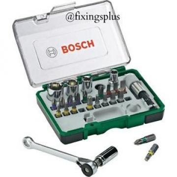 Bosch Screwdriver Bit Set 26 Pce Mini Ratchet Set Car Bike Motorcycle Cycle Etc