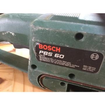 Bosch PBS 60 belt sander