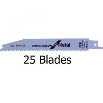 25 x Genuine BOSCH S123XF Sabre Saw Blades for Metal BIM 2608654402 - 1410