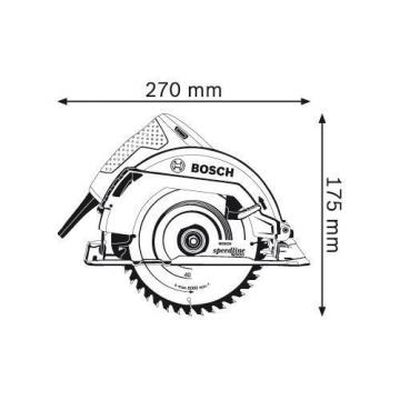 Bosch Professional Circular Saw, GKS 7000, 1100W, 5200rpm