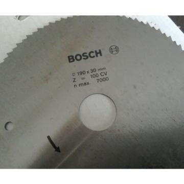 Bosch Circular Saw Blade 190mm x 30mm Bore (reducers available) x 100t. Free P&amp;P