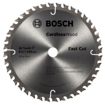 Bosch Cordless Wood Circular Saw Blades 165mm - 18T, 24T or 40T