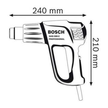 Bosch GHG 500-2 Professional Heat Gun 1600w Hot Air Gun /220V NEW