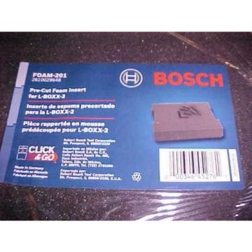 Bosch Click &amp; Go Pre-Cut Foam Insert L-Boxx-2 Large Trays Organizer Storage New