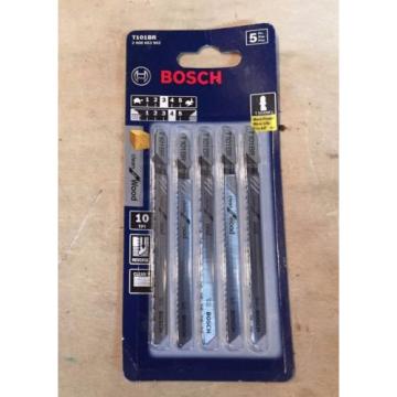 Bosch 10 TPI T-Shank 5 Piece JigSaw Blades T101BR