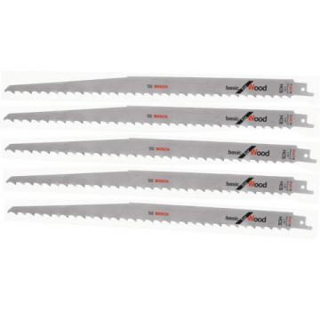 Bosch 5pcs 12&#034; Reciprocating Sabre Saw Blades S1617K 2608650679 for Wood Cutting