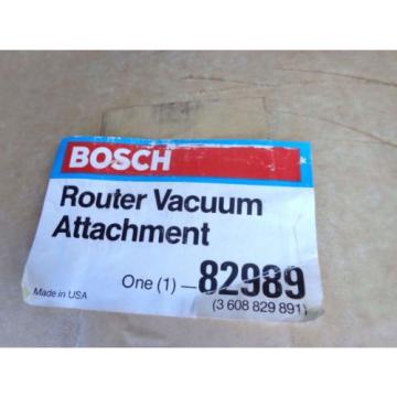BOSCH 82989 Router Vacuum Attachment NEW NIB Complete Hose Hardware Easy to Use