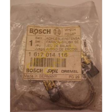 Genuine Bosch 1617014116 Carbon Brush Set  (A17S)