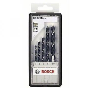Bosch 2607010527 - Punte per legno, codolo rotondo, set da 5 pezzi
