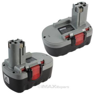 2 x 18V 3.0AH Ni-Mh BAT180 Batteries+Universal charger for Bosch NI-Cd &amp; NI-Mh