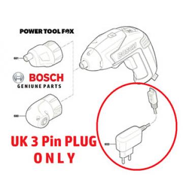 2016 2017 Bosch IXO 5 - UK 3 Pin Plug  -  BATTERY CHARGER - 1600A0048V - 500R#